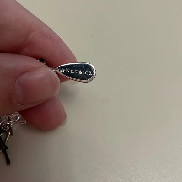 JENNY BIRD NWT Adjustable Silver Necklace - Picture 7 of 14